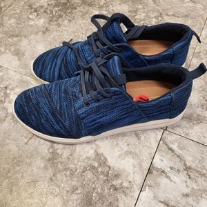 Toms Womens Del Ray Sneakers Sz 10 W Blue